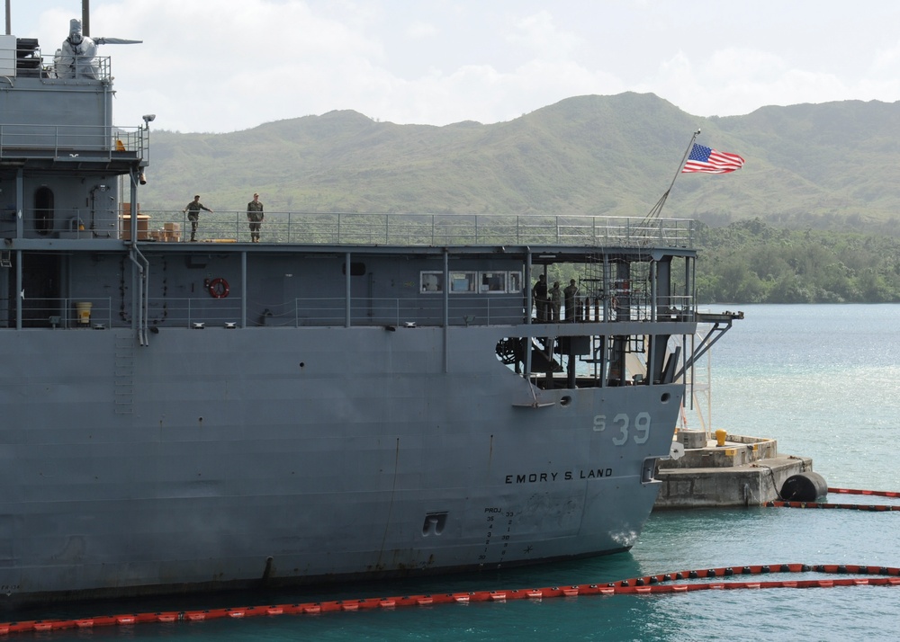 Frank Cable conducts sea trials