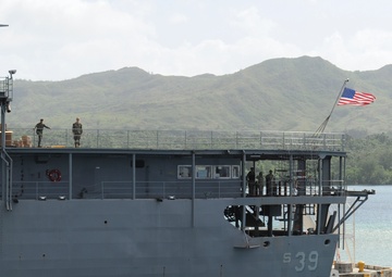 Frank Cable conducts sea trials