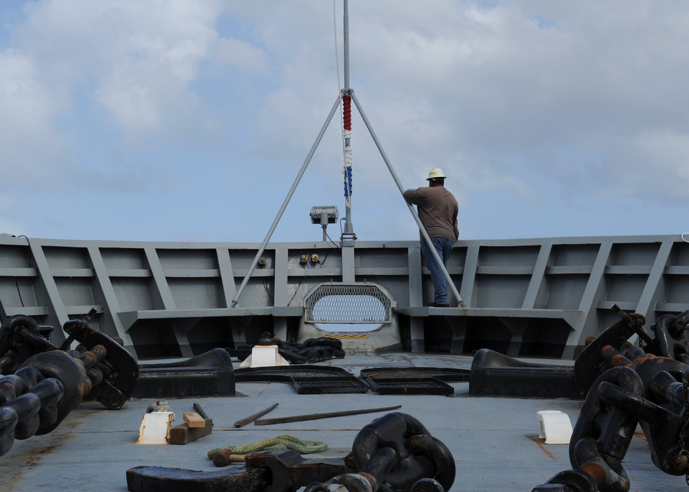 Frank Cable conducts sea trials