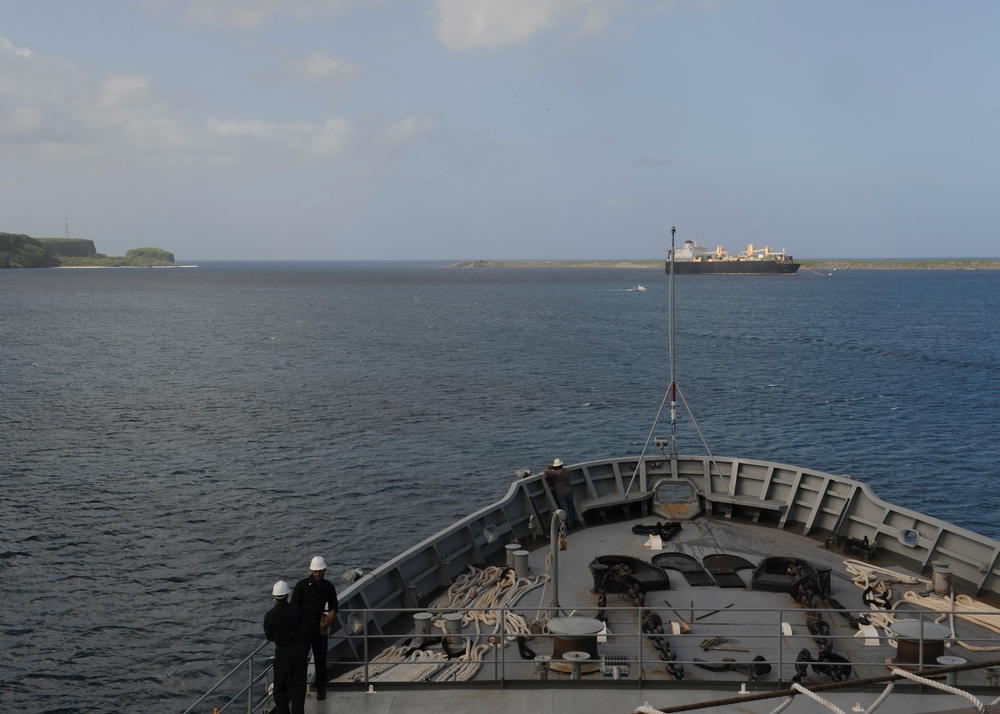 Frank Cable conducts sea trials