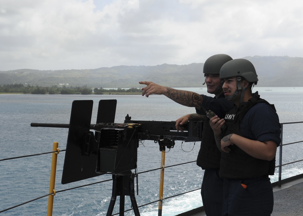 Frank Cable conducts sea trials