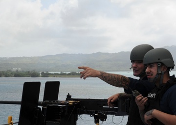 Frank Cable conducts sea trials