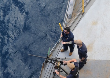 Frank Cable conducts sea trials