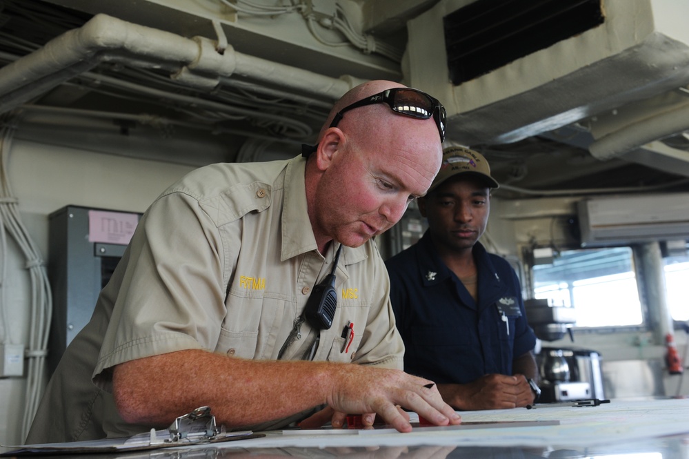 Frank Cable conducts sea trials