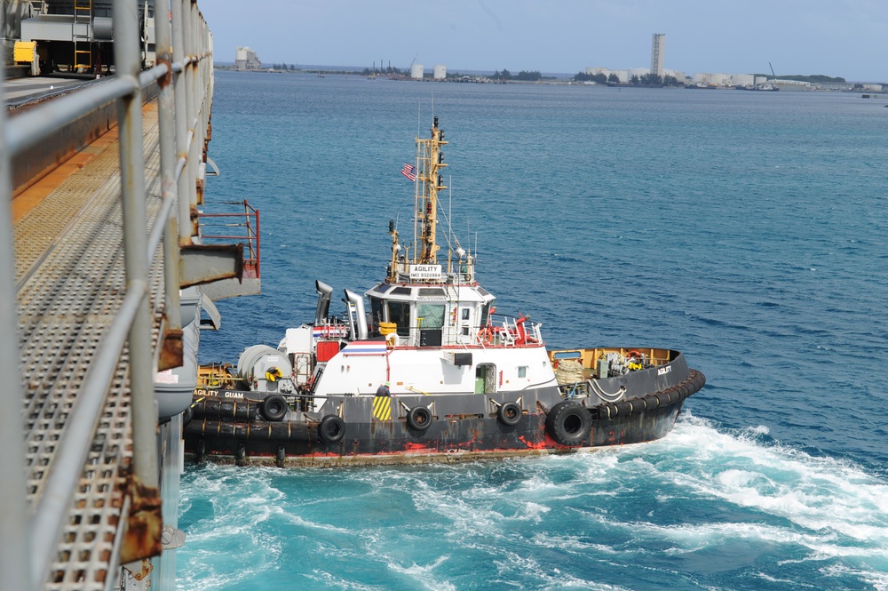 Frank Cable conducts sea trials