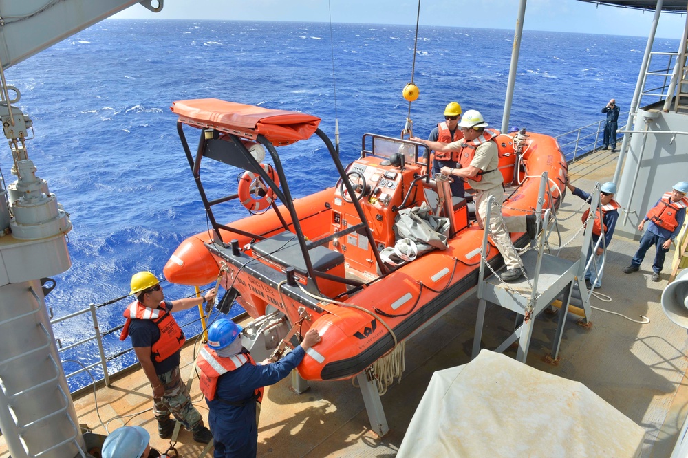 Frank Cable conducts sea trials