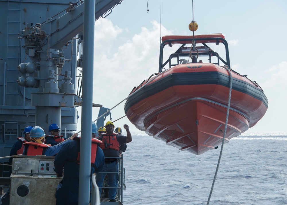 Frank Cable conducts sea trials