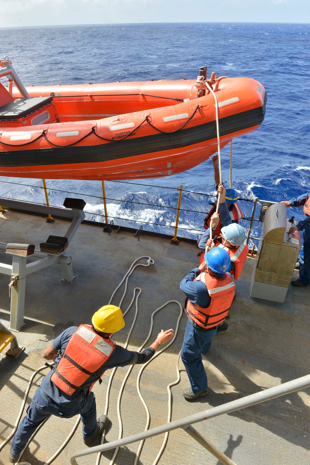 Frank Cable conducts sea trials