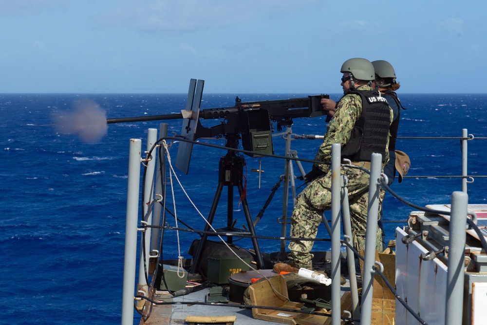 Frank Cable conducts sea trials