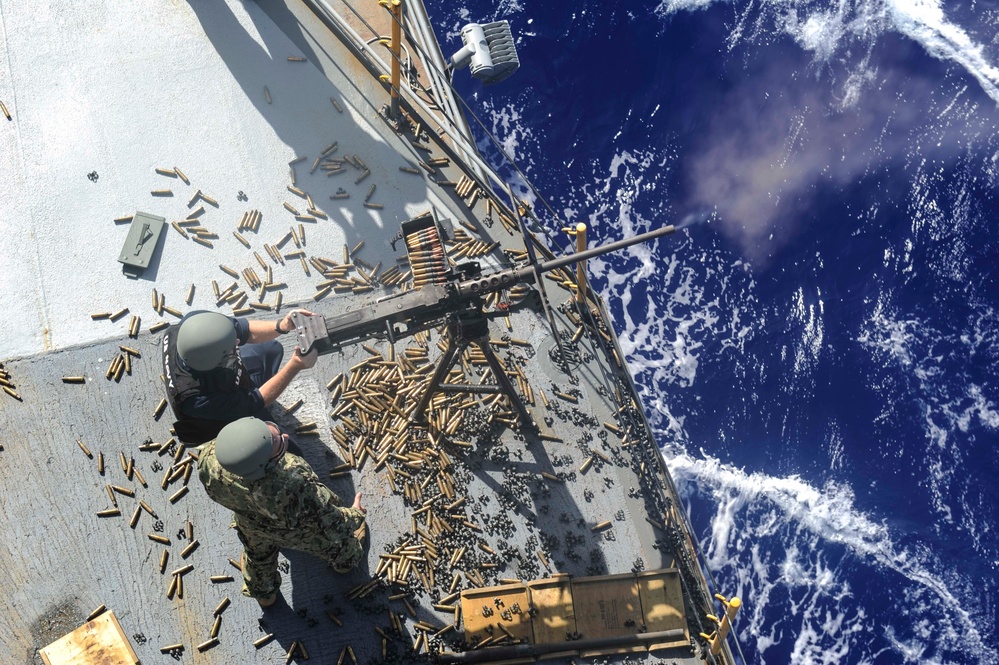 Frank Cable conducts sea trials