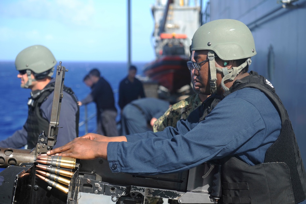 Frank Cable conducts sea trials