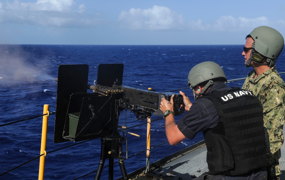 Frank Cable conducts sea trials