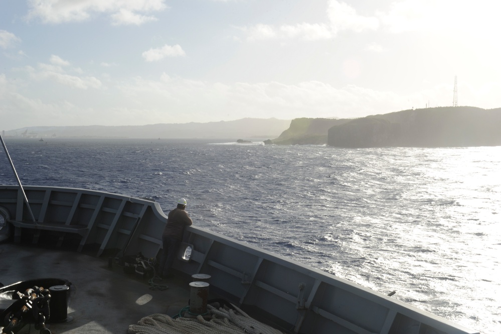 Frank Cable conducts sea trials