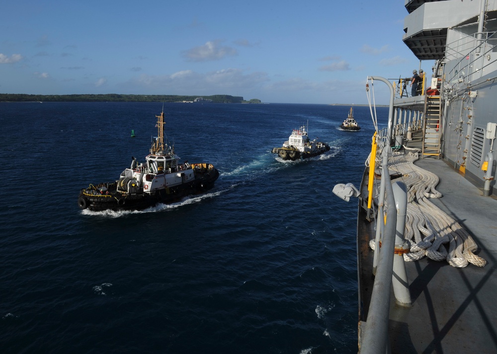 Frank Cable conducts sea trials