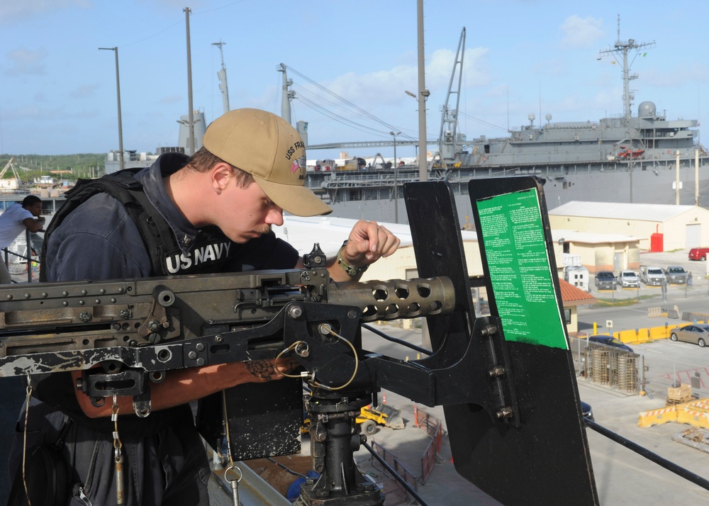 Frank Cable conducts sea trials