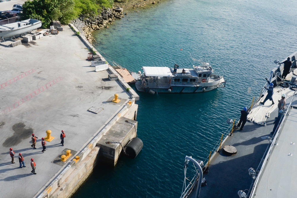 Frank Cable conducts sea trials