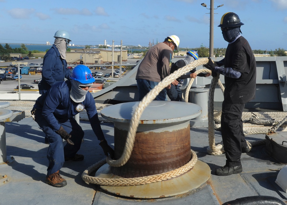 Frank Cable conducts sea trials