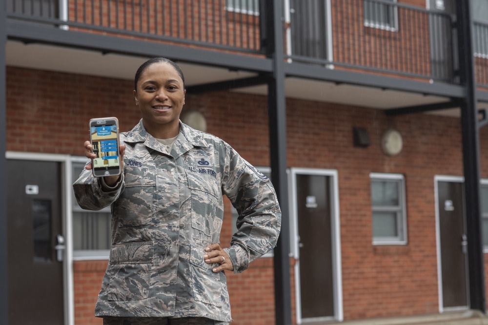 Dorm app innovation improves Airmen quality of life Dorm app innovation improves Airmen quality of life