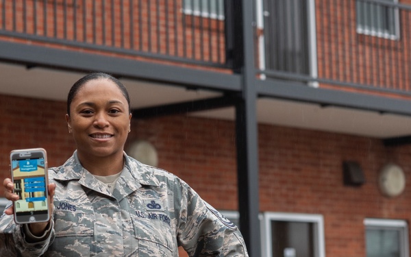 Dorm app innovation improves Airmen quality of life