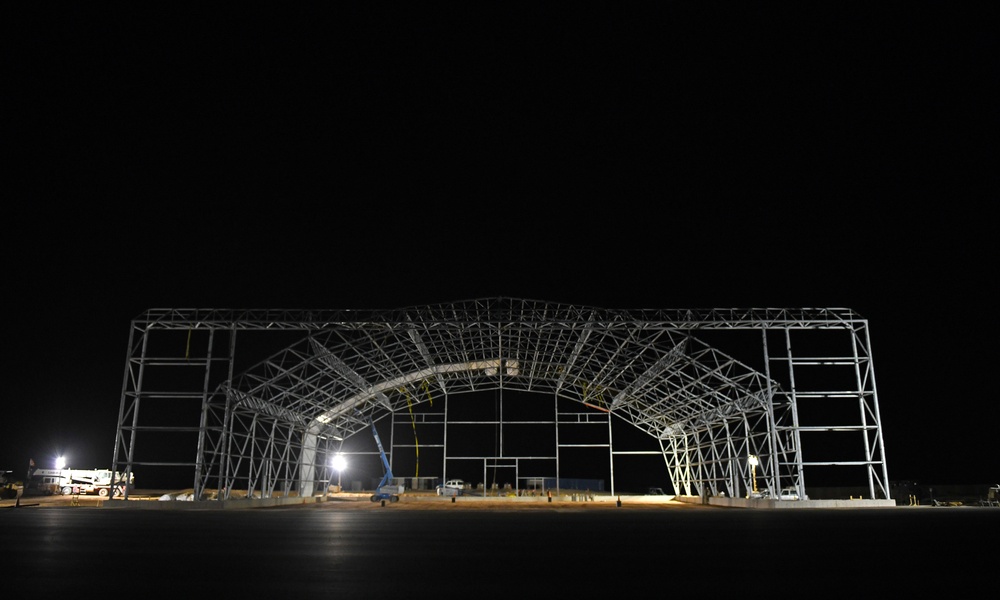 819th Expeditionary RED HORSE construction at Nigerien Air Base 201