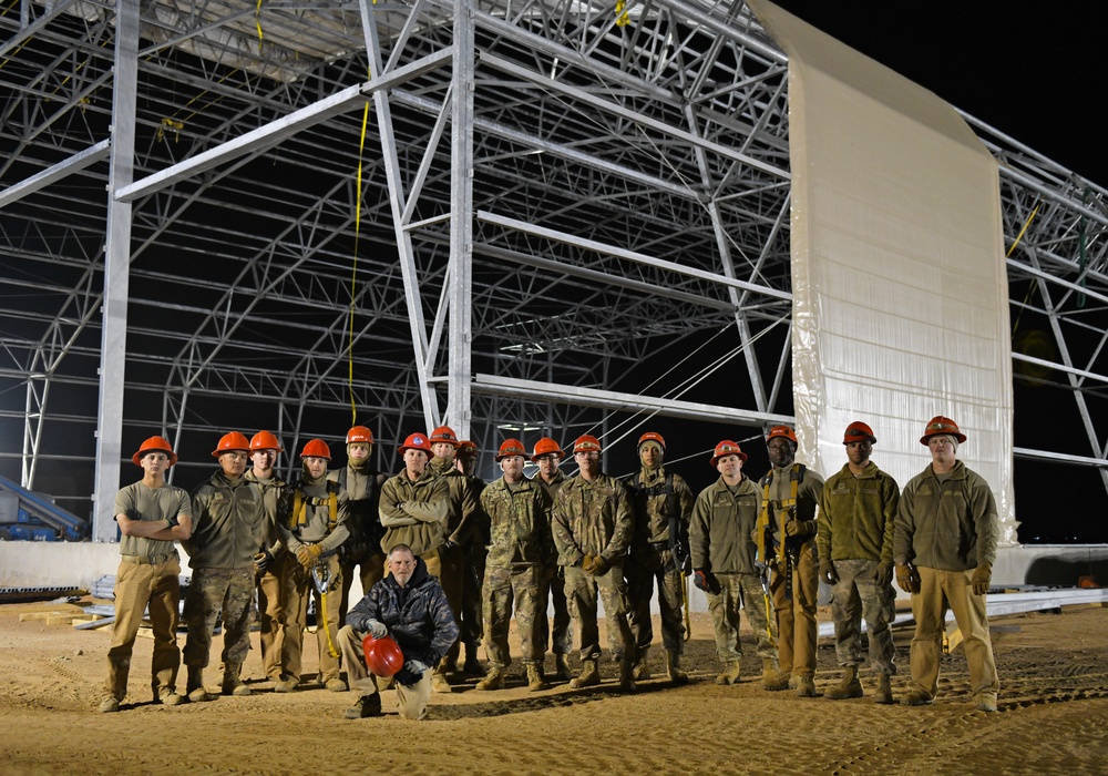 819th Expeditionary RED HORSE construction at Nigerien Air Base 201