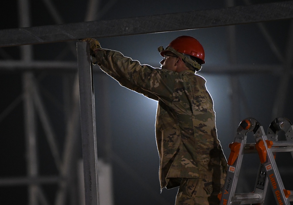 819th Expeditionary RED HORSE construction at Nigerien Air Base 201