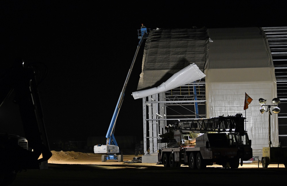 819th Expeditionary RED HORSE construction at Nigerien Air Base 201