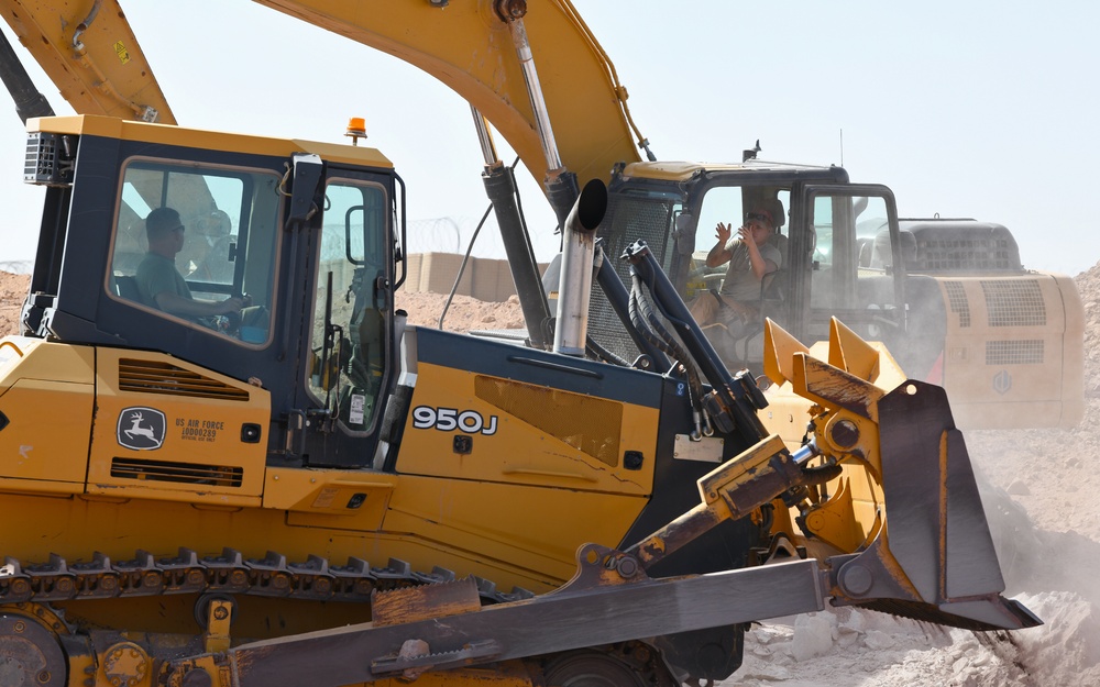 819th Expeditionary RED HORSE construction at Nigerien Air Base 201