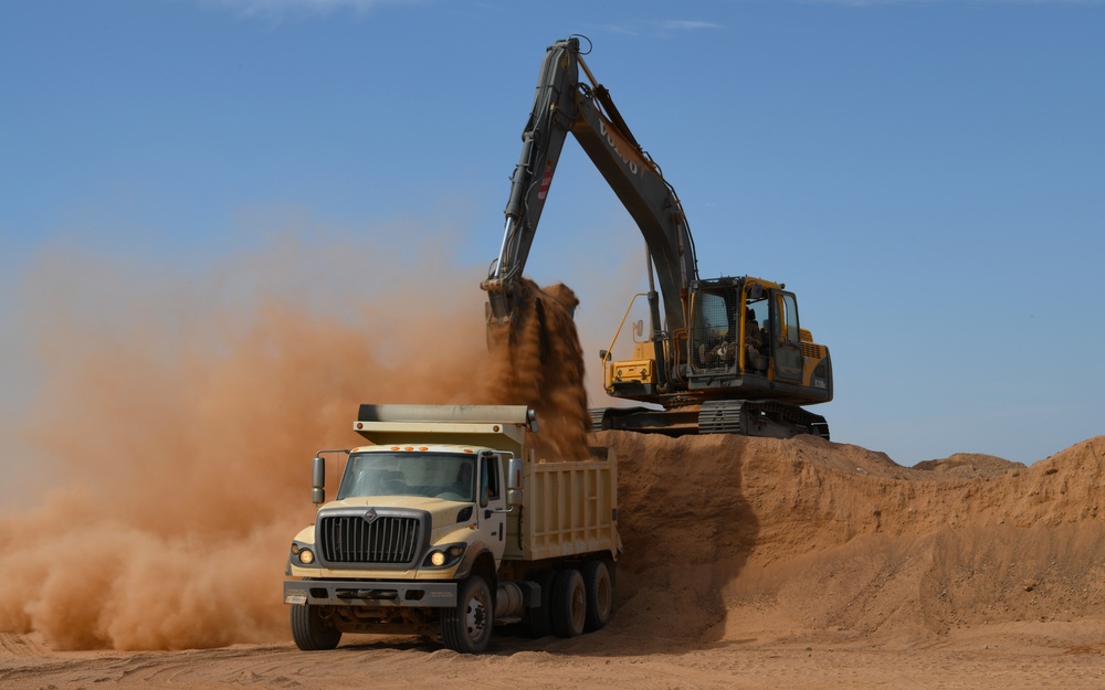 819th Expeditionary RED HORSE construction at Nigerien Air Base 201