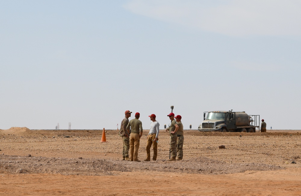 819th Expeditionary RED HORSE construction at Nigerien Air Base 201