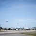 Taxi down flightline