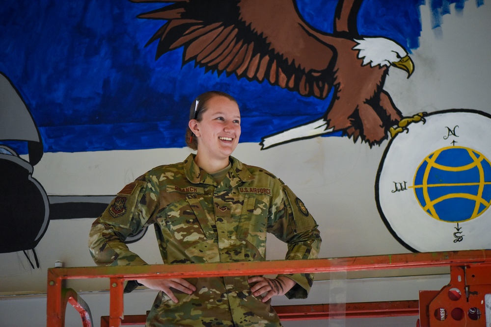 Different strokes: Airman combines love for drawing, Air Force