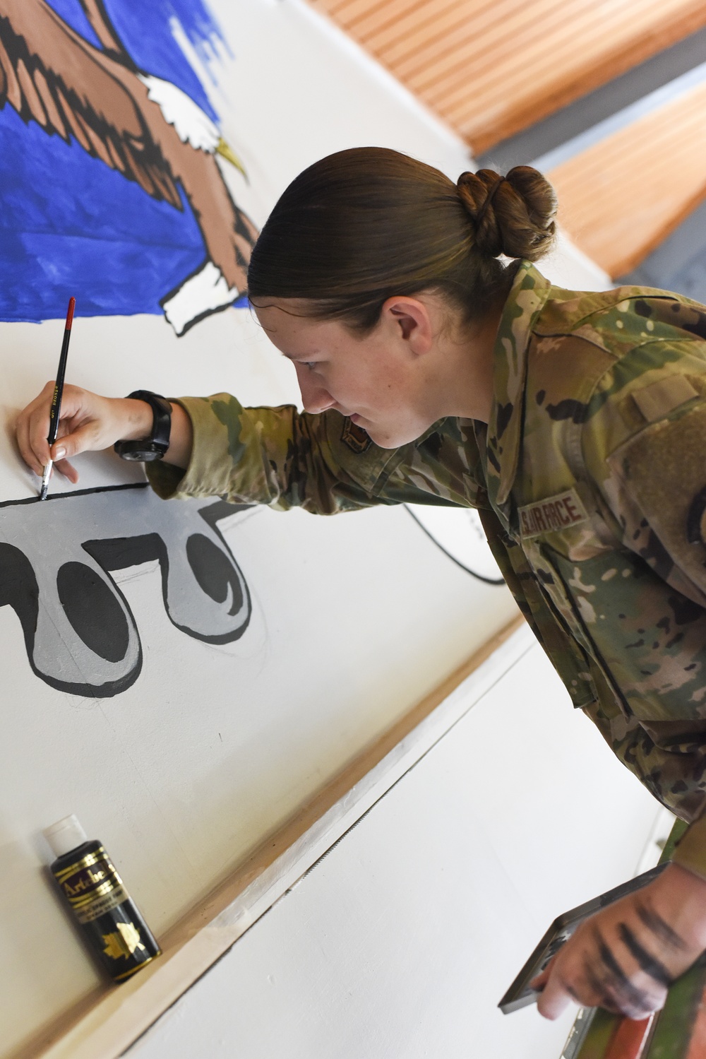 Different strokes: Airman combines love for drawing, Air Force