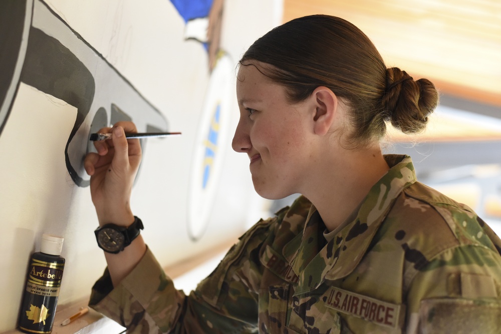 Different strokes: Airman combines love for drawing, Air Force