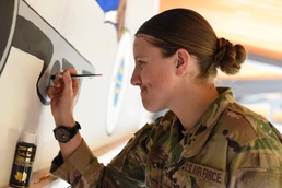 Different strokes: Airman combines love for drawing, Air Force