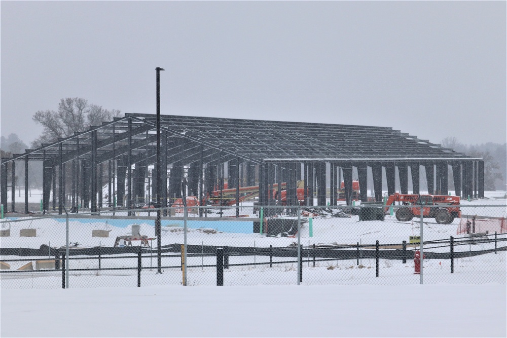 Construction on new shipping, receiving facility at Fort McCoy continues