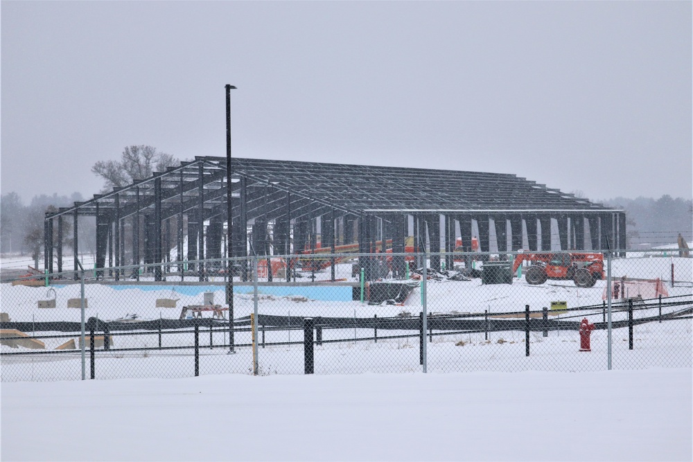 Construction on new shipping, receiving facility at Fort McCoy continues