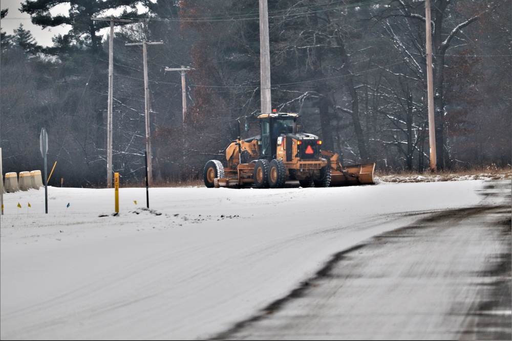 Snow Removal Operations at Fort McCoy