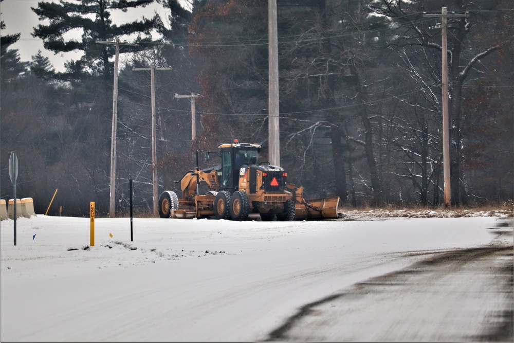 Snow Removal Operations at Fort McCoy
