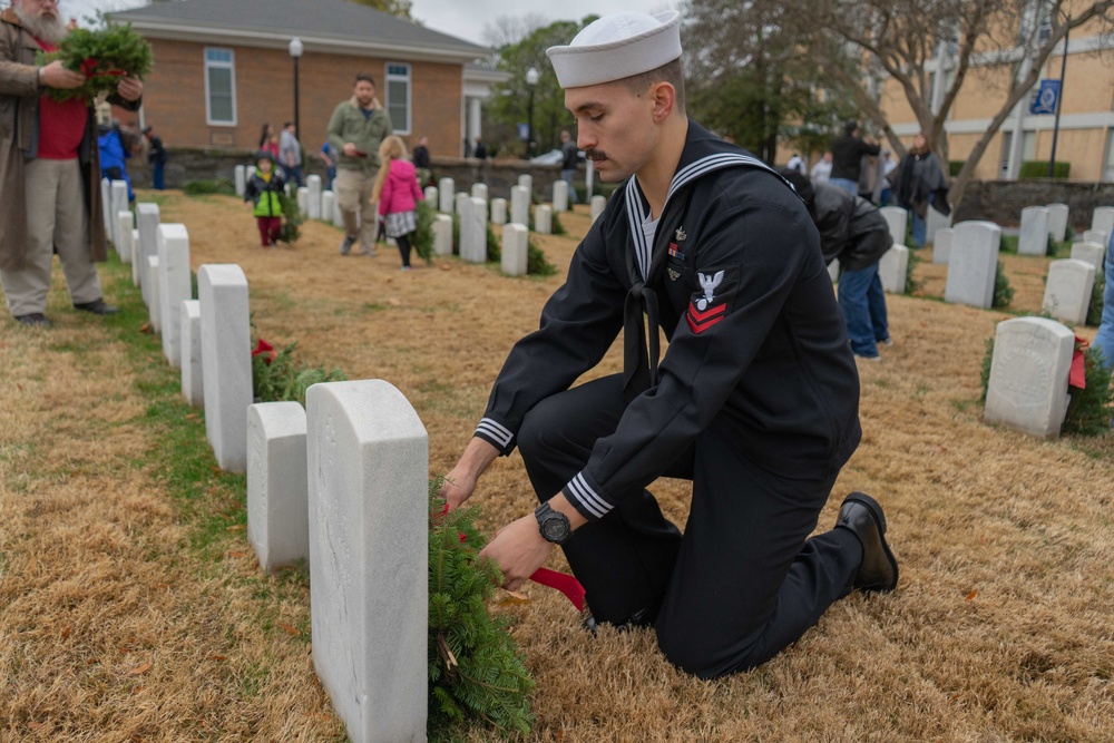 USS George Washington Wreaths Across America