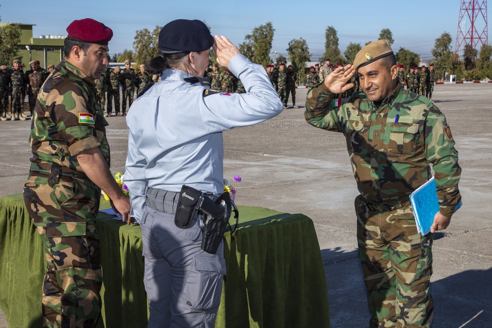 Peshmerga Forces Graduate at Bnaslawa Training Center