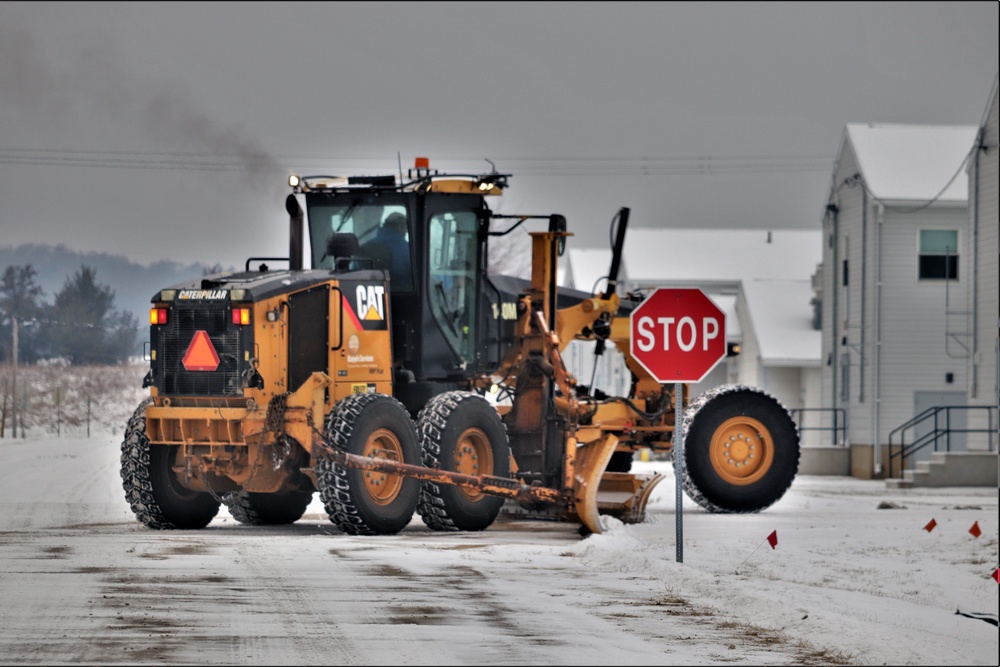 Snow Removal Operations at Fort McCoy