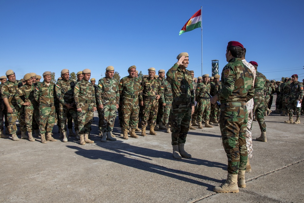 Peshmerga Forces Graduate at Bnaslawa Training Center