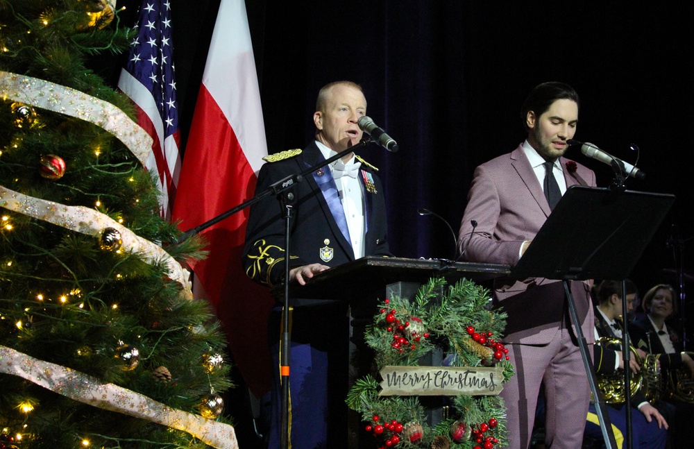 US Army Europe Band entertains Polish citizens and US troops in Poland