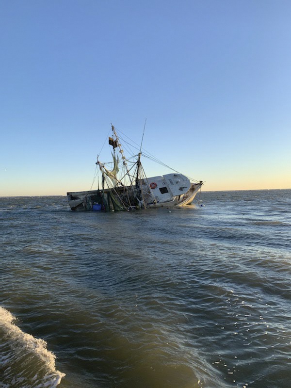 Coast Guard rescues 3 from vessel taking on water near Calibogue Sound
