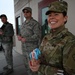 173rd Fighter Wing 1st Sergeants wish Airmen ‘Happy Holidays” at the main gate