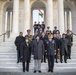 Defence Minister of India Rajnath Singh Participates in an Armed Forces Full Honors Wreath-Laying Ceremony at the Tomb of the Unknown Soldier