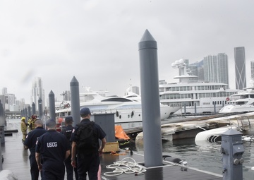 Coast Guard responds to vessel fire on Watson Island