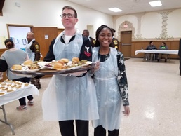 NCDOC Sailor Volunteers at Yuletide Greetings