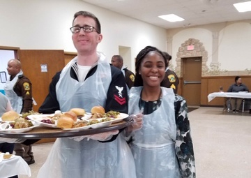 NCDOC Sailor Volunteers at Yuletide Greetings